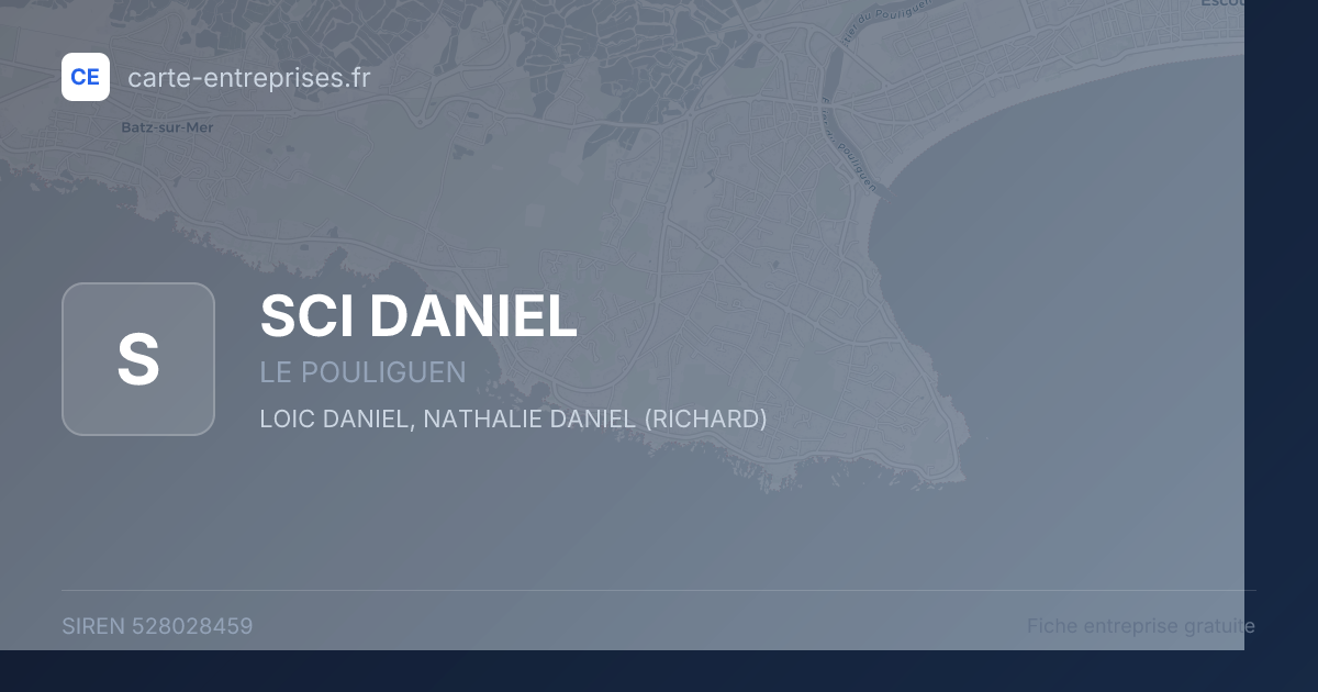 SCI DANIEL — 528028459 — fiche entreprise