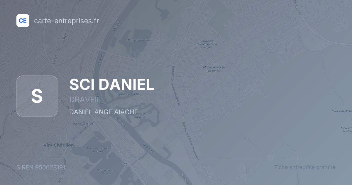 SCI DANIEL — 950028191 — fiche entreprise