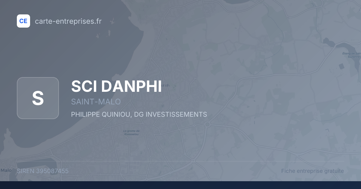 SCI DANPHI — 395087455 — fiche entreprise