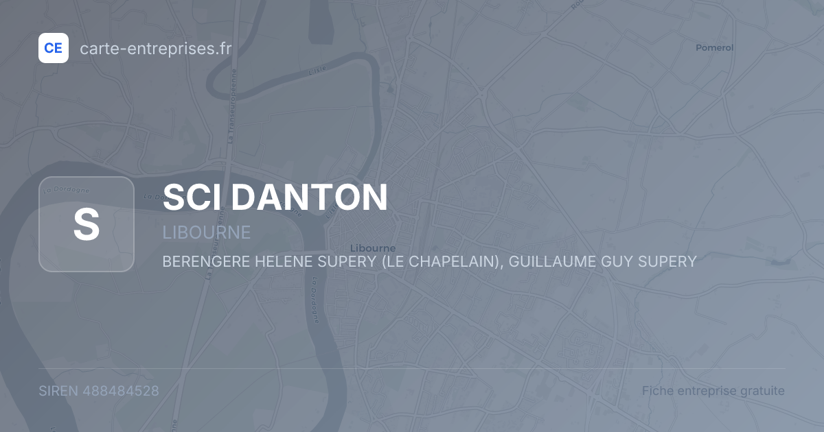 SCI DANTON — 488484528 — fiche entreprise