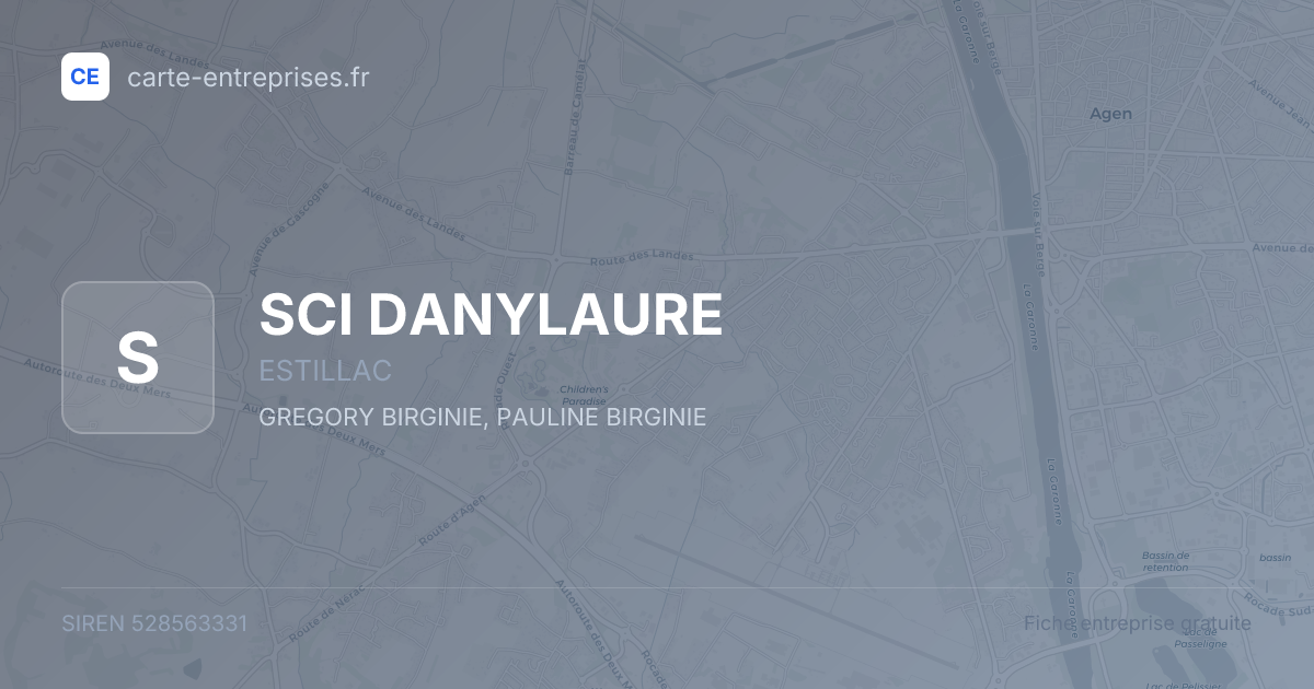 SCI DANYLAURE — 528563331 — fiche entreprise