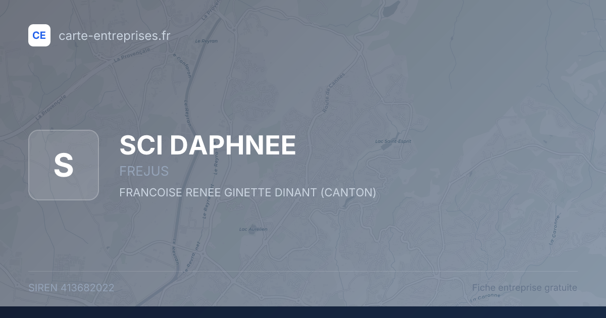 SCI DAPHNEE — 413682022 — fiche entreprise