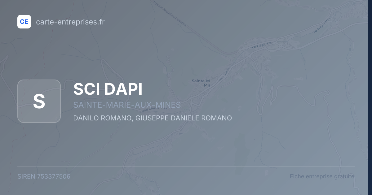 SCI DAPI — 753377506 — fiche entreprise