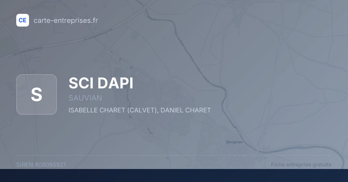 SCI DAPI — 808095921 — fiche entreprise