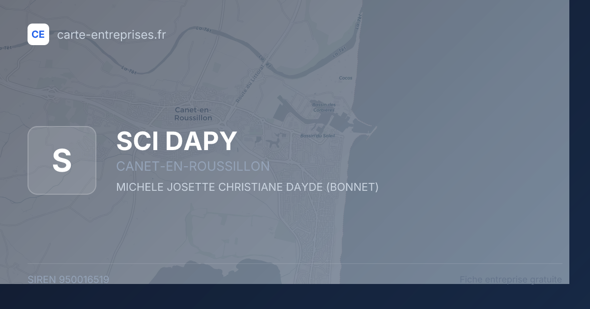 SCI DAPY — 950016519 — fiche entreprise