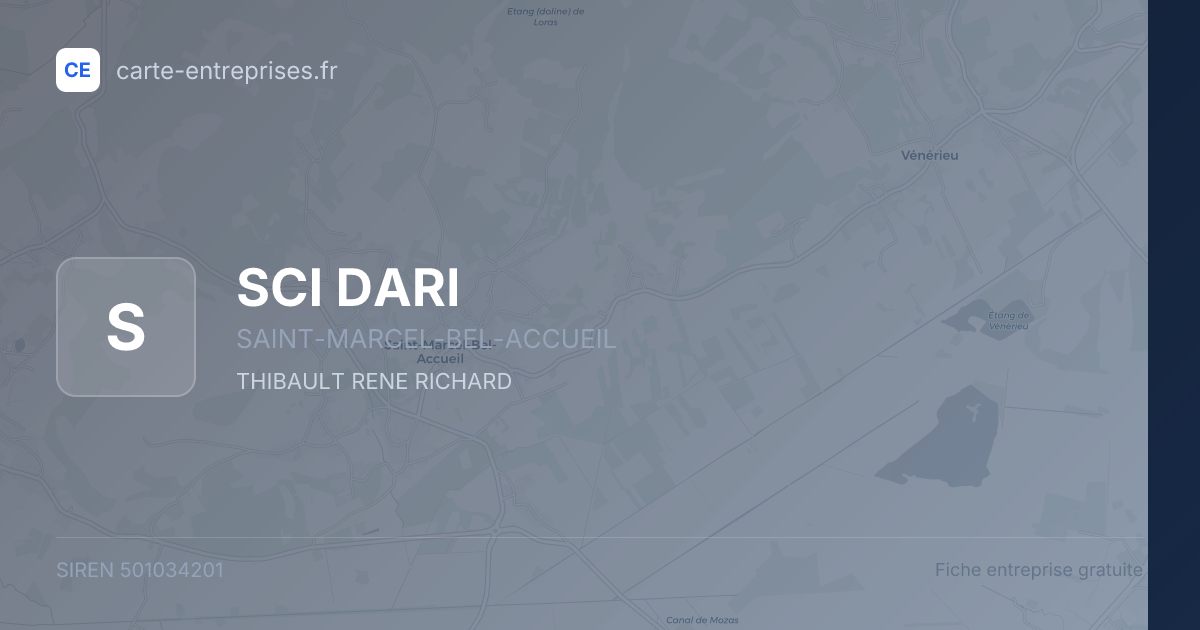 SCI DARI — 501034201 — fiche entreprise
