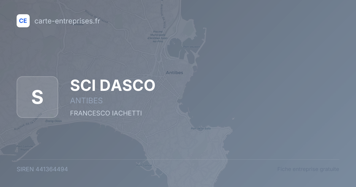 SCI DASCO — 441364494 — fiche entreprise