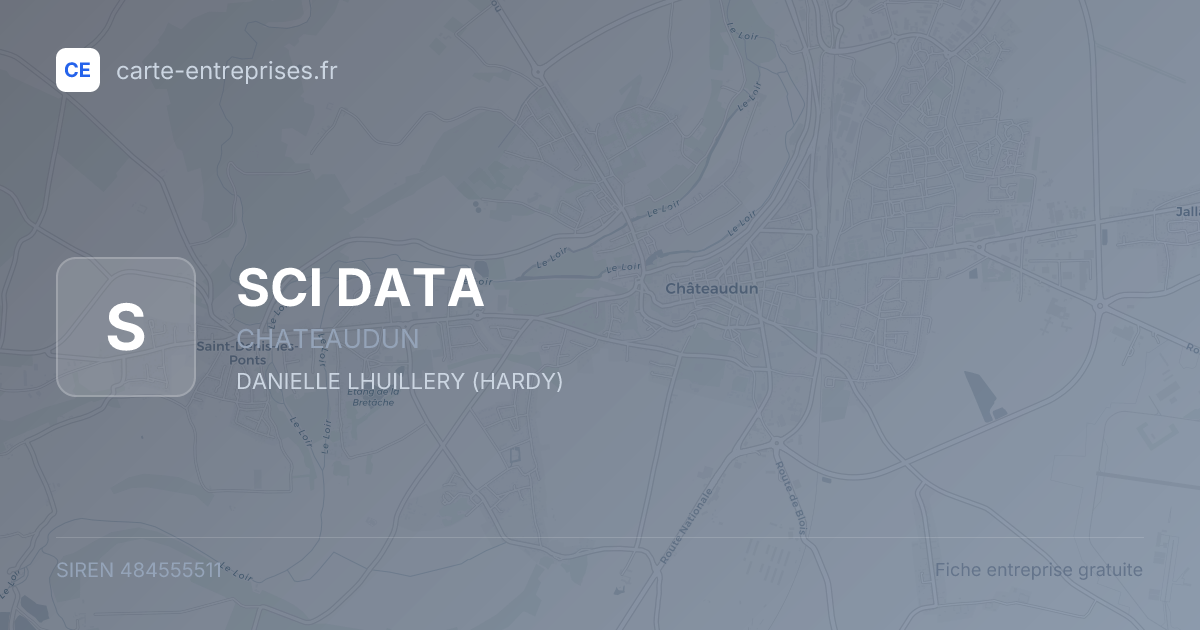 SCI DATA — 484555511 — fiche entreprise