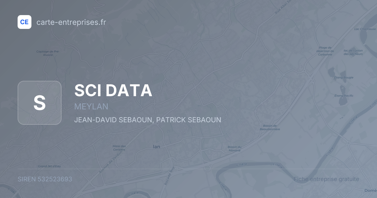 SCI DATA — 532523693 — fiche entreprise