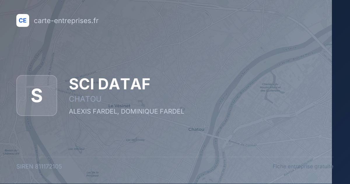 SCI DATAF — 811172105 — fiche entreprise
