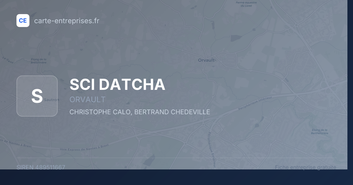 SCI DATCHA — 489511667 — fiche entreprise