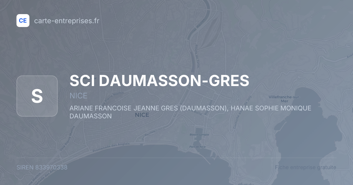 SCI DAUMASSON-GRES — 833970338 — fiche entreprise
