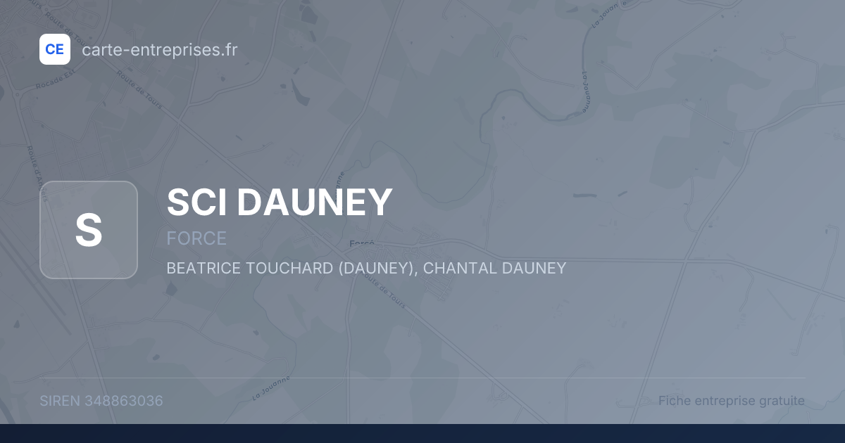 SCI DAUNEY — 348863036 — fiche entreprise