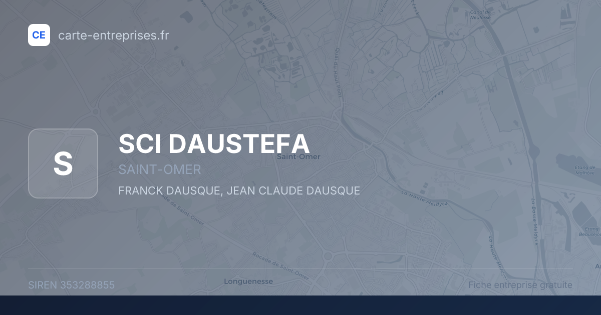 SCI DAUSTEFA — 353288855 — fiche entreprise