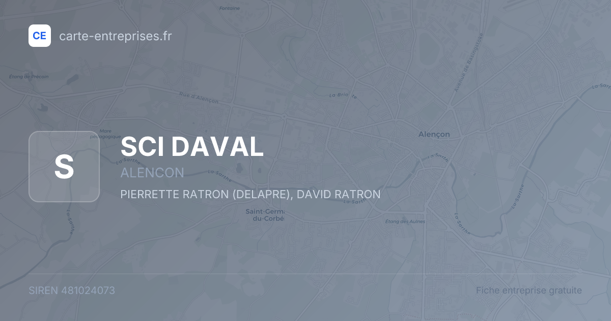 SCI DAVAL — 481024073 — fiche entreprise