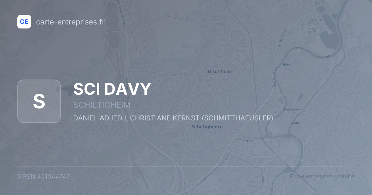 SCI DAVY — 451044747 — fiche entreprise