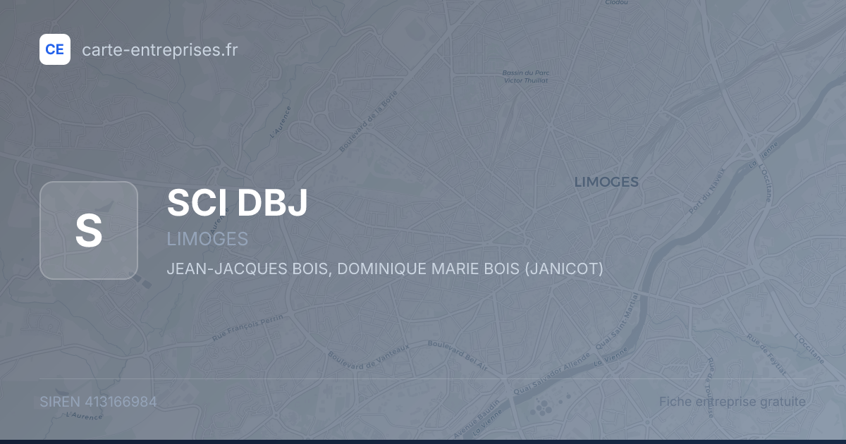 SCI  DBJ — 413166984 — fiche entreprise