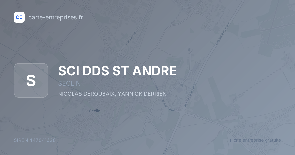 SCI DDS ST ANDRE — 447841628 — fiche entreprise