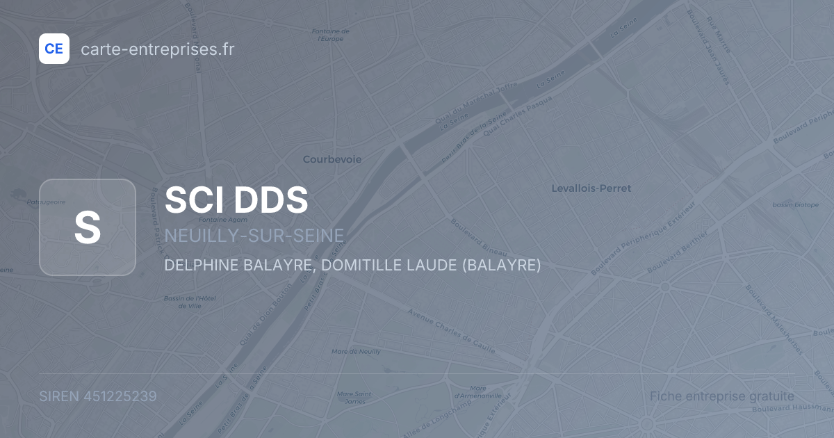SCI DDS — 451225239 — fiche entreprise