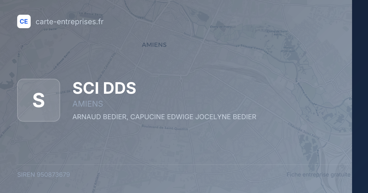 SCI DDS — 950873679 — fiche entreprise