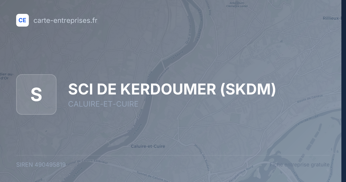 SCI DE KERDOUMER (SKDM) — 490495819 — fiche entreprise