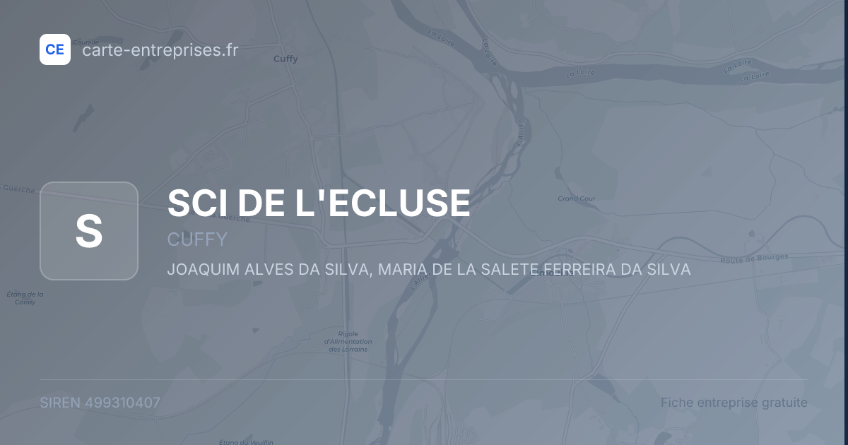 SCI DE L'ECLUSE — 499310407 — fiche entreprise