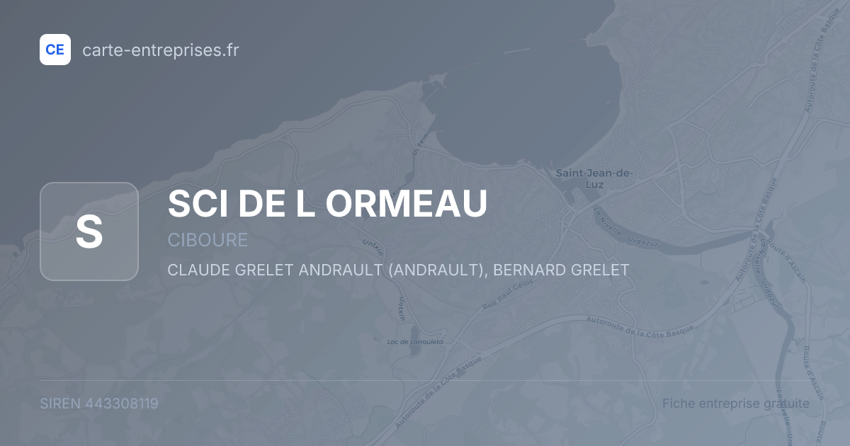 SCI DE L ORMEAU — 443308119 — fiche entreprise