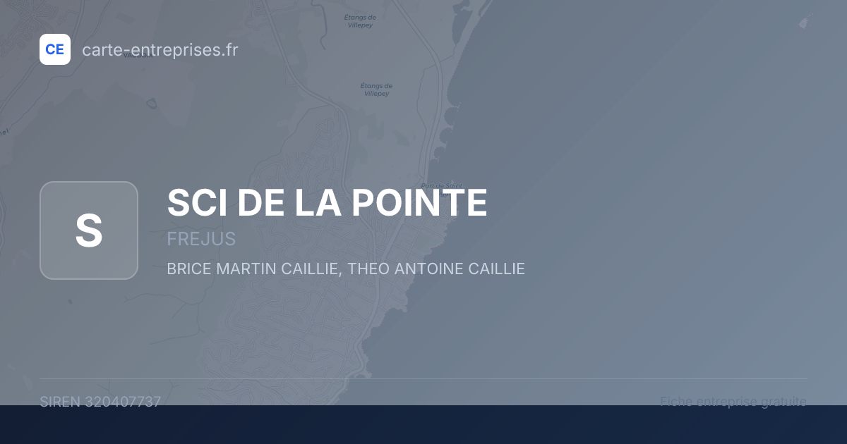 SCI DE LA POINTE — 320407737 — fiche entreprise