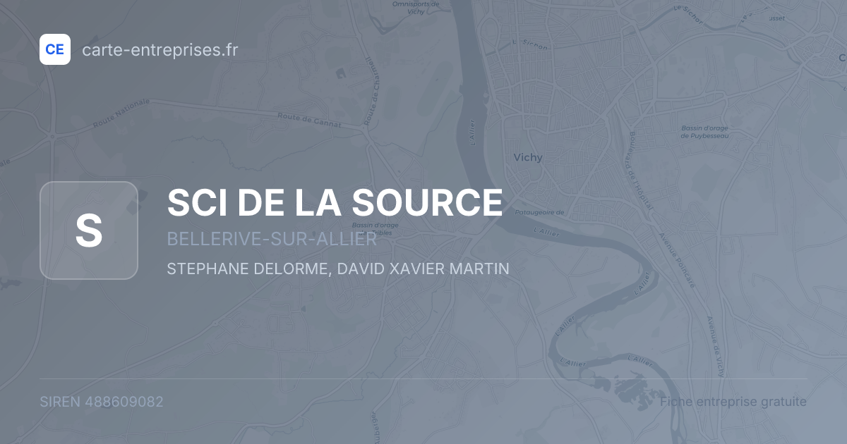 SCI DE LA SOURCE — 488609082 — fiche entreprise
