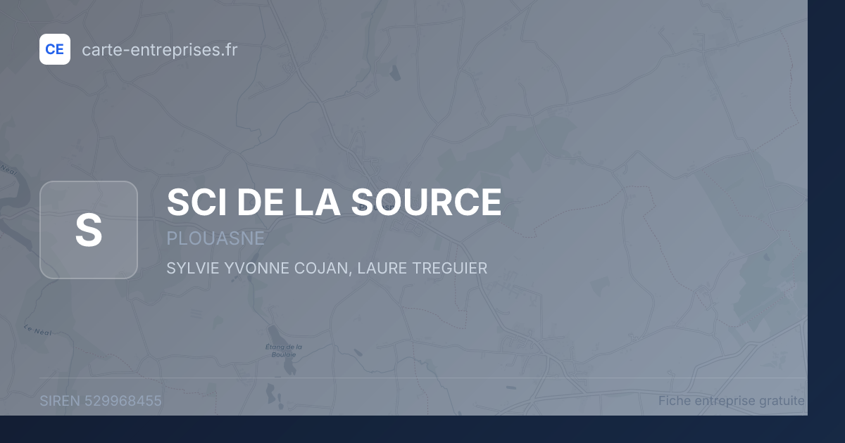 SCI DE LA SOURCE — 529968455 — fiche entreprise
