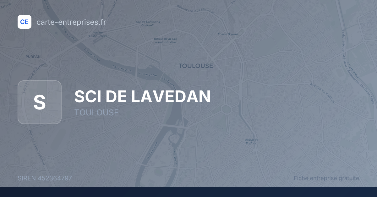 SCI DE LAVEDAN — 452364797 — fiche entreprise