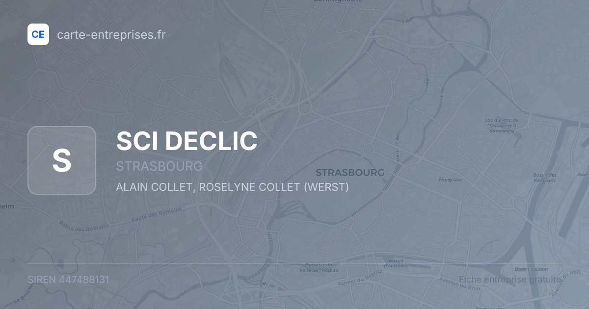 SCI DECLIC — 447488131 — fiche entreprise