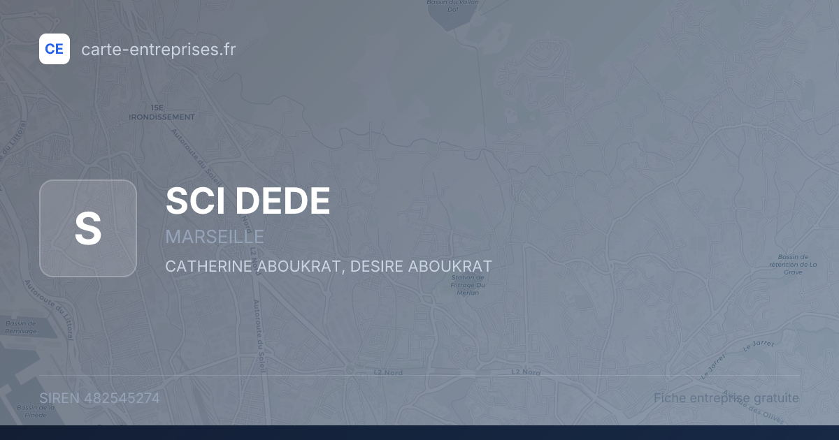 SCI DEDE — 482545274 — fiche entreprise
