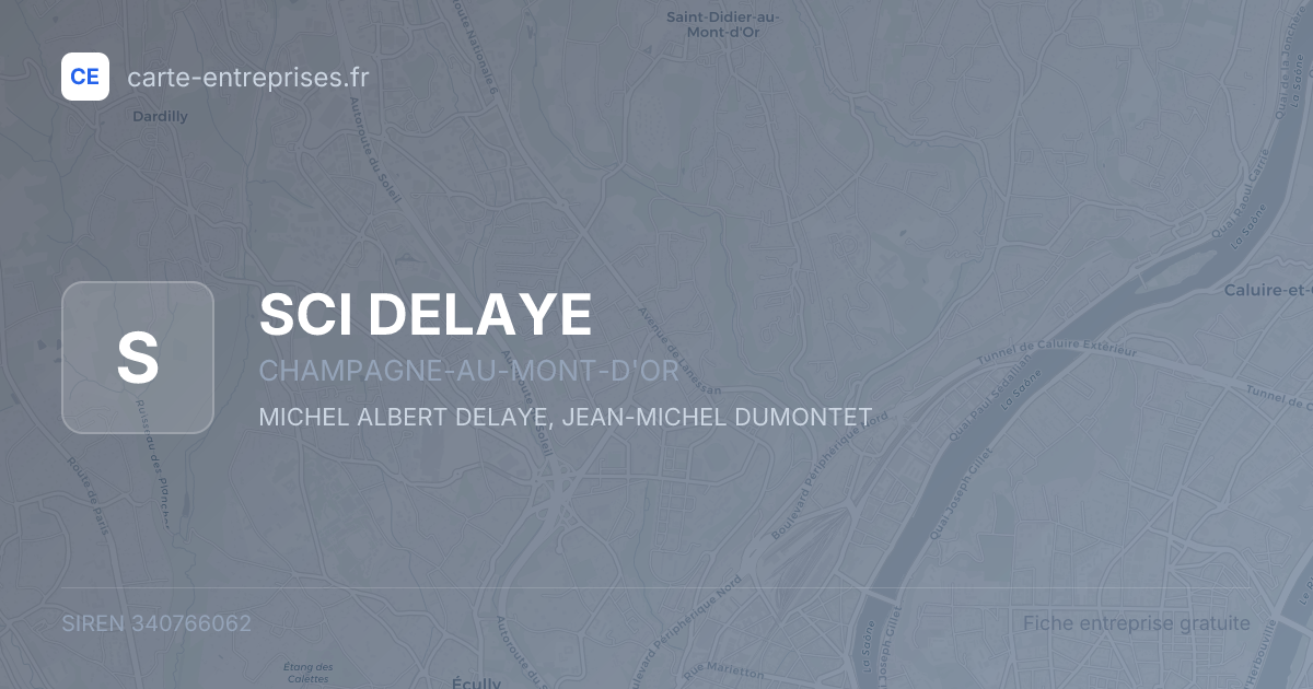 SCI DELAYE — 340766062 — fiche entreprise