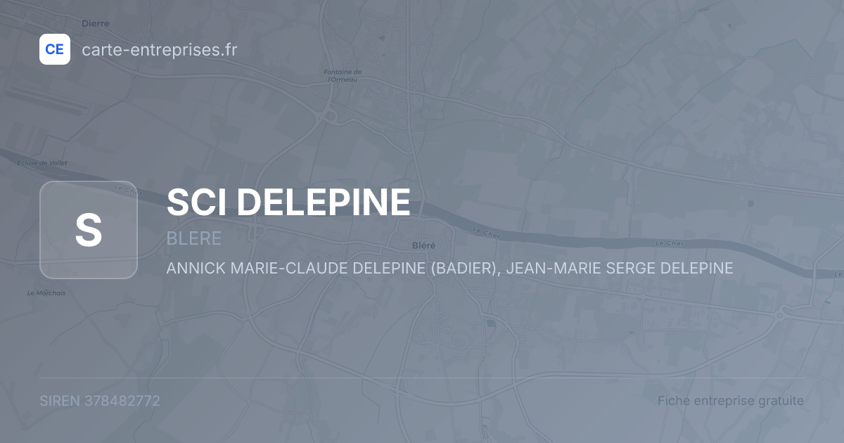 SCI DELEPINE — 378482772 — fiche entreprise
