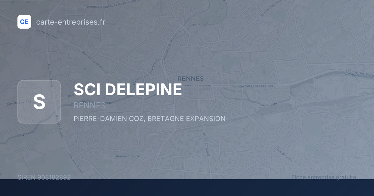 SCI DELEPINE — 908182892 — fiche entreprise