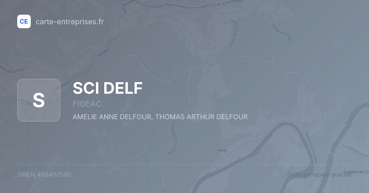 SCI DELF — 409407590 — fiche entreprise