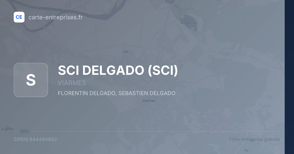 SCI DELGADO (SCI) — 844494682 — fiche entreprise