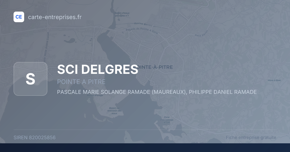 SCI DELGRES — 820025856 — fiche entreprise