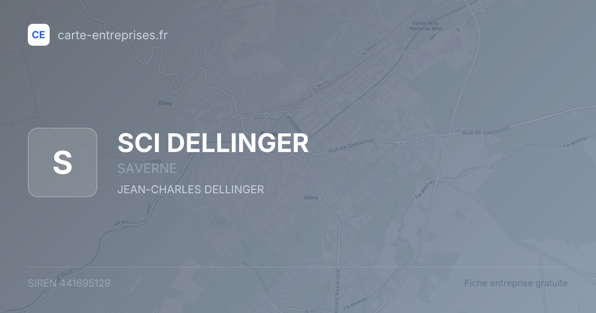 SCI DELLINGER — 441695129 — fiche entreprise