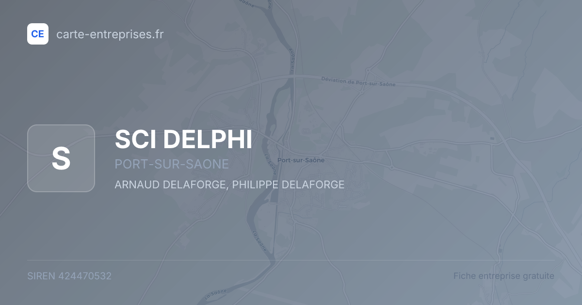 SCI DELPHI — 424470532 — fiche entreprise