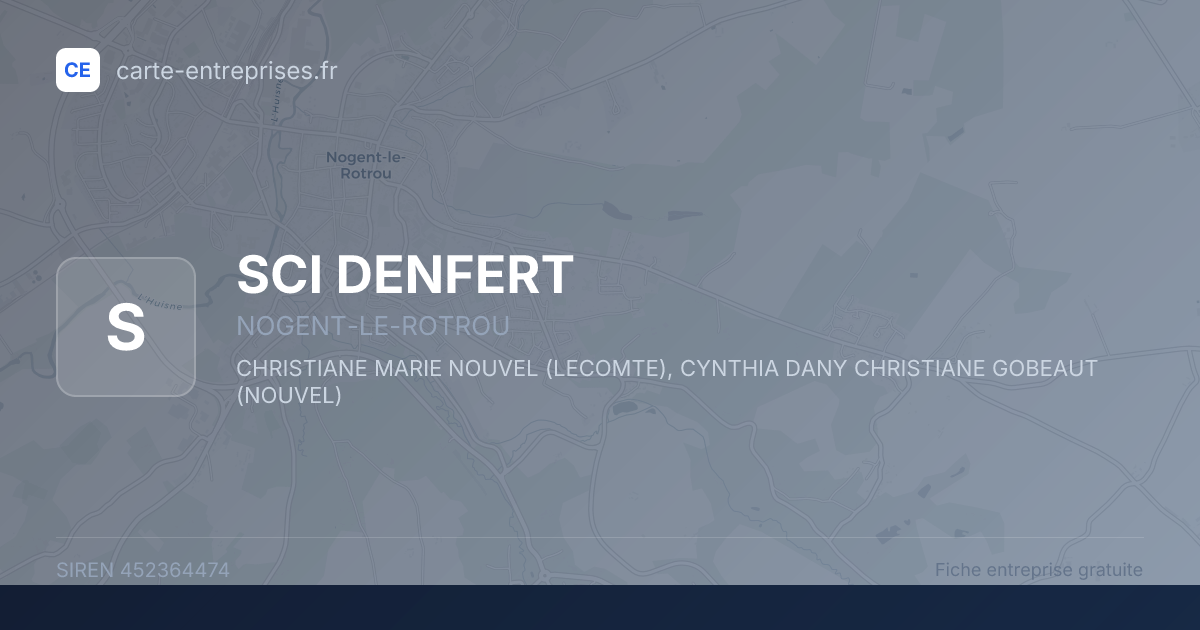 SCI DENFERT — 452364474 — fiche entreprise