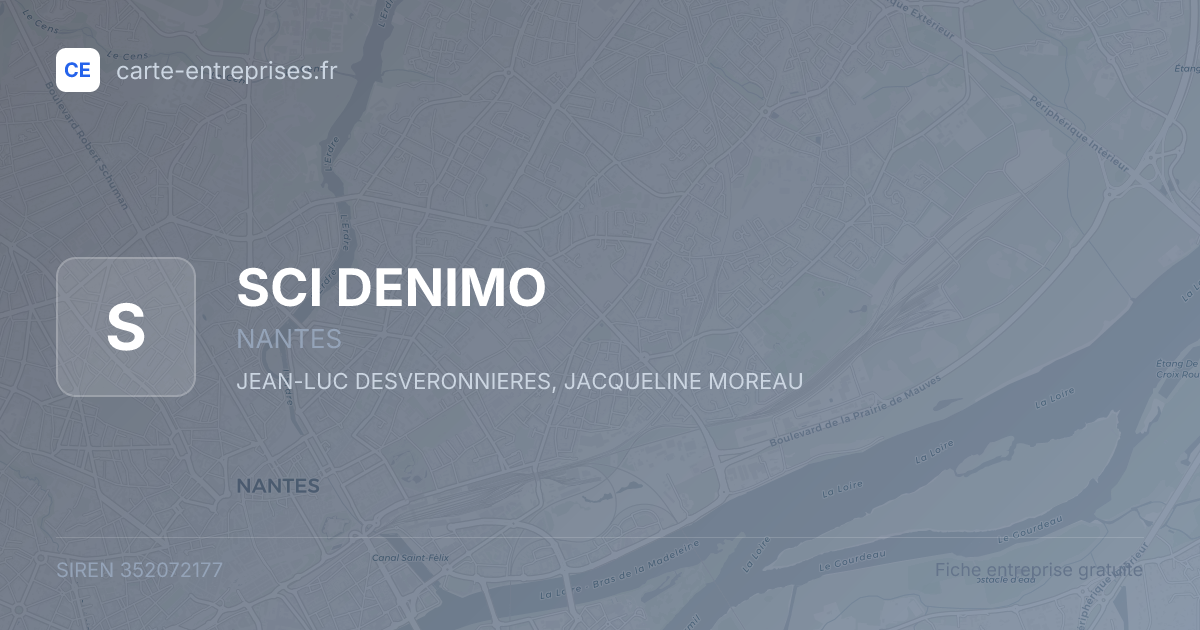 SCI DENIMO — 352072177 — fiche entreprise