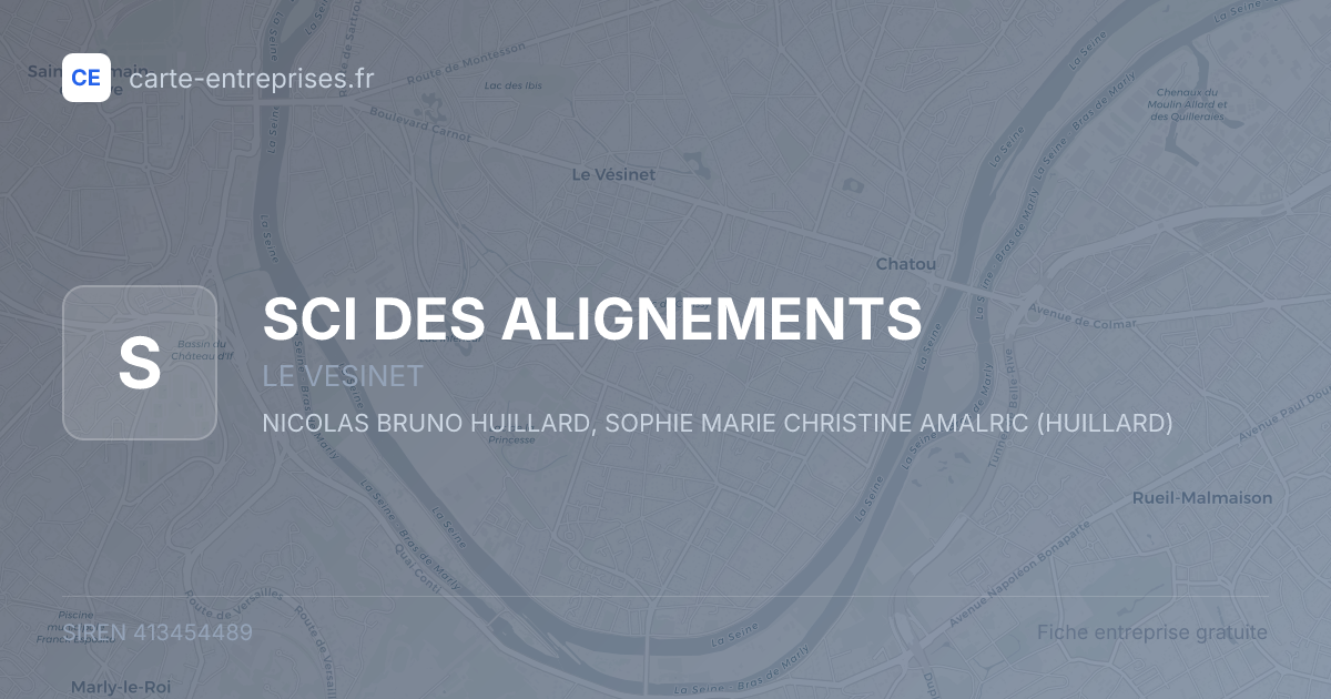 SCI DES ALIGNEMENTS — 413454489 — fiche entreprise