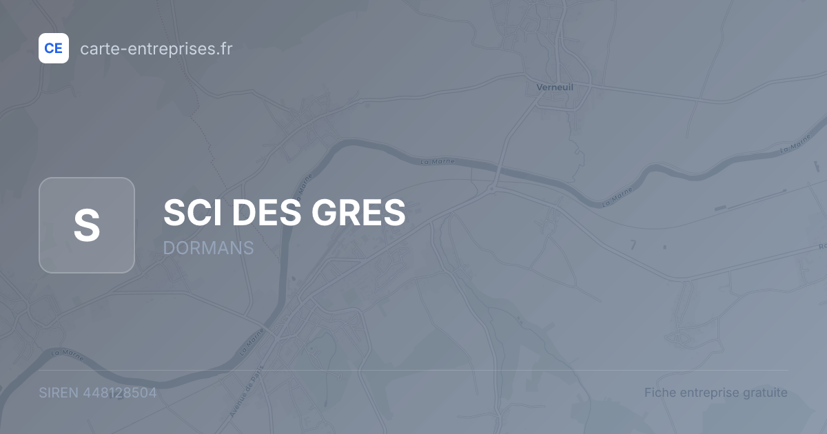 SCI DES GRES — 448128504 — fiche entreprise