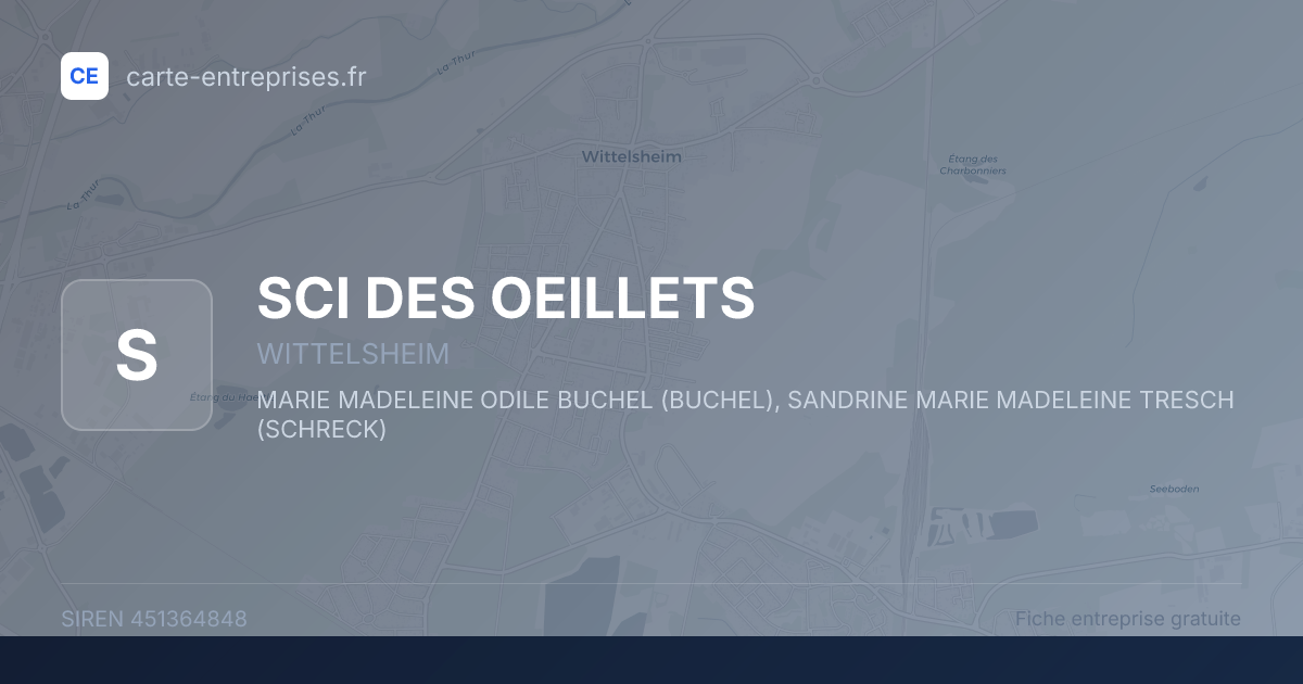 SCI DES OEILLETS — 451364848 — fiche entreprise