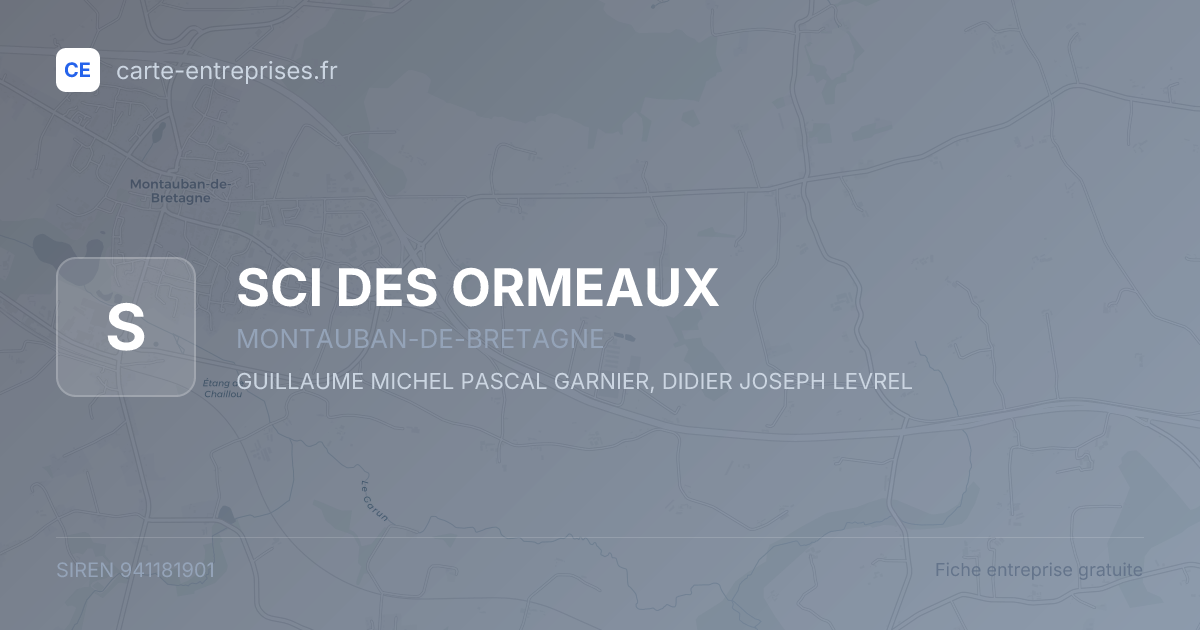SCI DES ORMEAUX — 941181901 — fiche entreprise