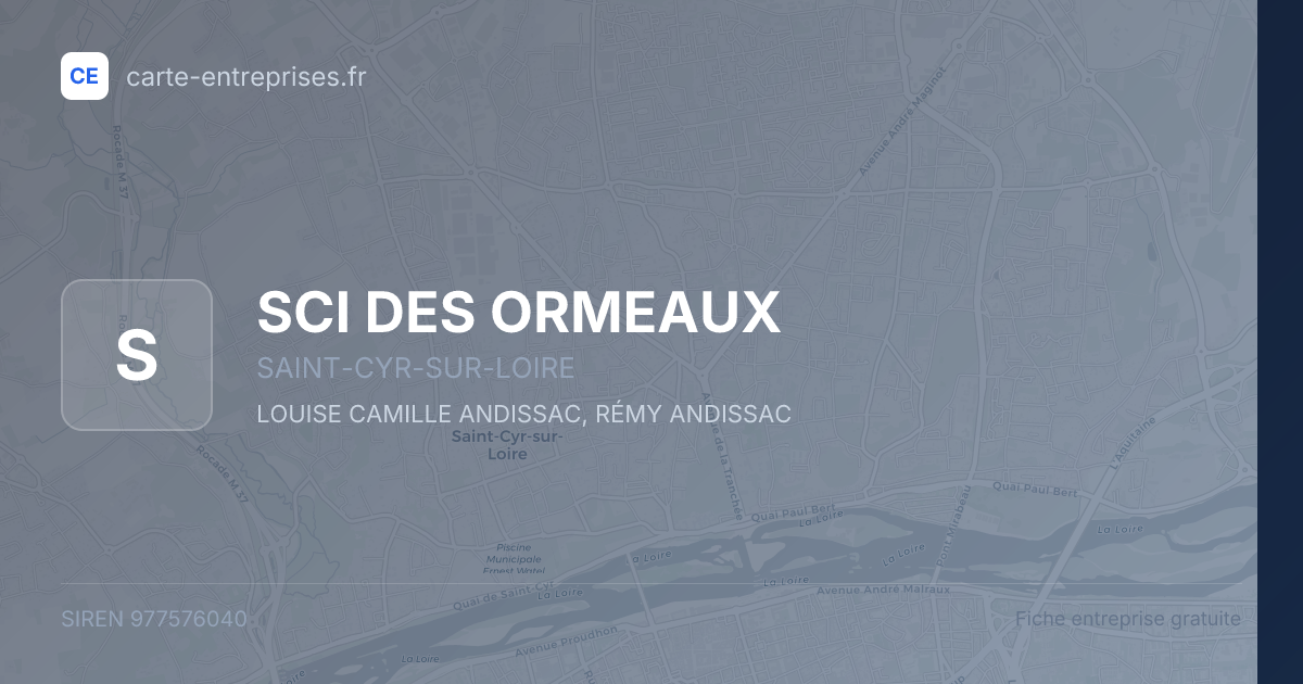 SCI DES ORMEAUX — 977576040 — fiche entreprise