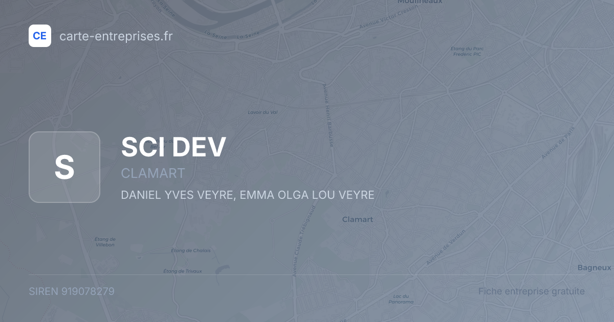 SCI DEV — 919078279 — fiche entreprise