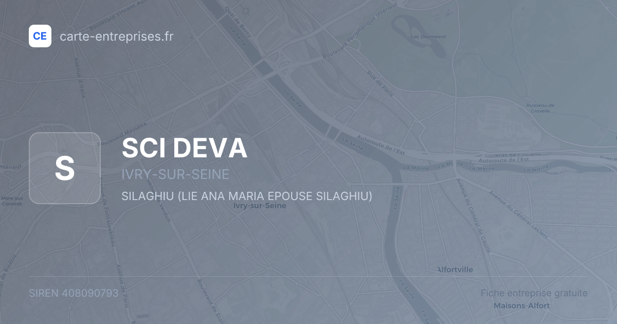SCI DEVA — 408090793 — fiche entreprise